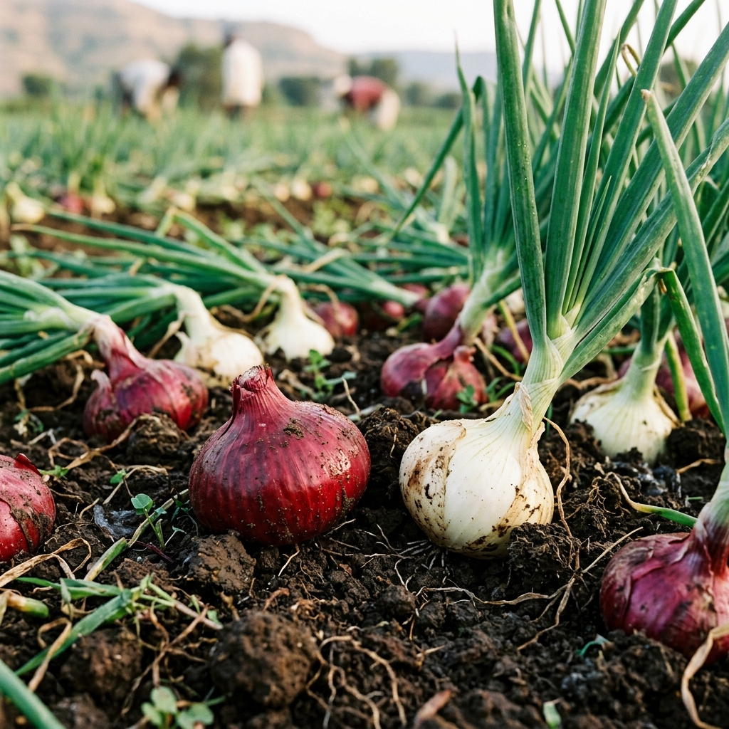 Onions farming in Maharashtra